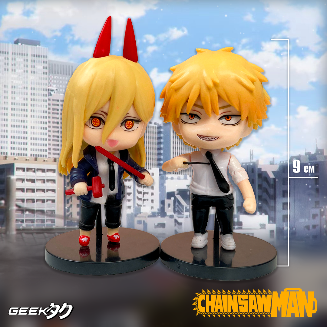 DENJI CORBATA + POWER ARMADA FIGURA DE ANIME CHIBI